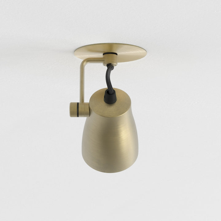 Astro 1487005 Juno 1 Light Spotlight Matt Brushed Brass (S)