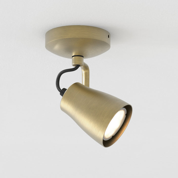 Astro 1487006 Juno 1 Light Spotlight Matt Brushed Brass