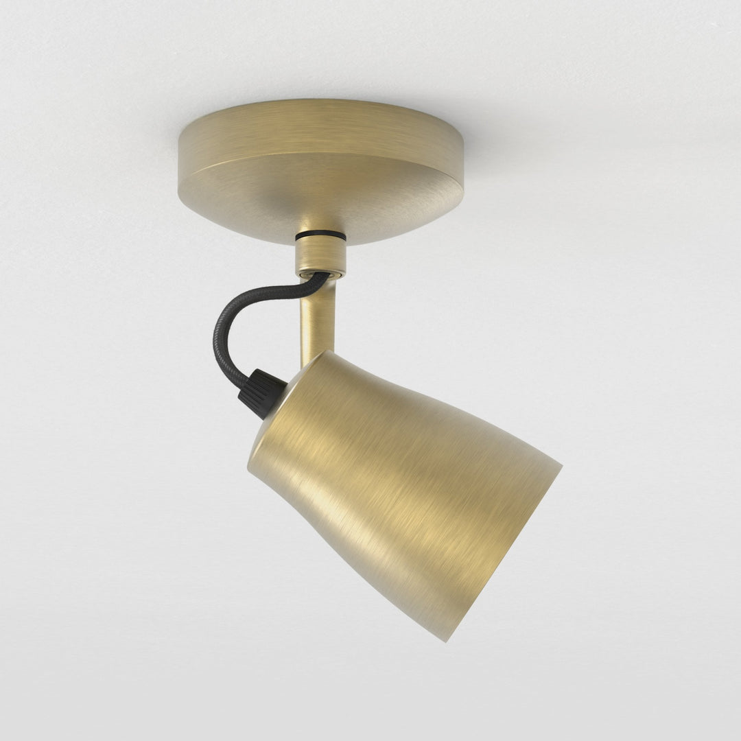 Astro 1487006 Juno 1 Light Spotlight Matt Brushed Brass