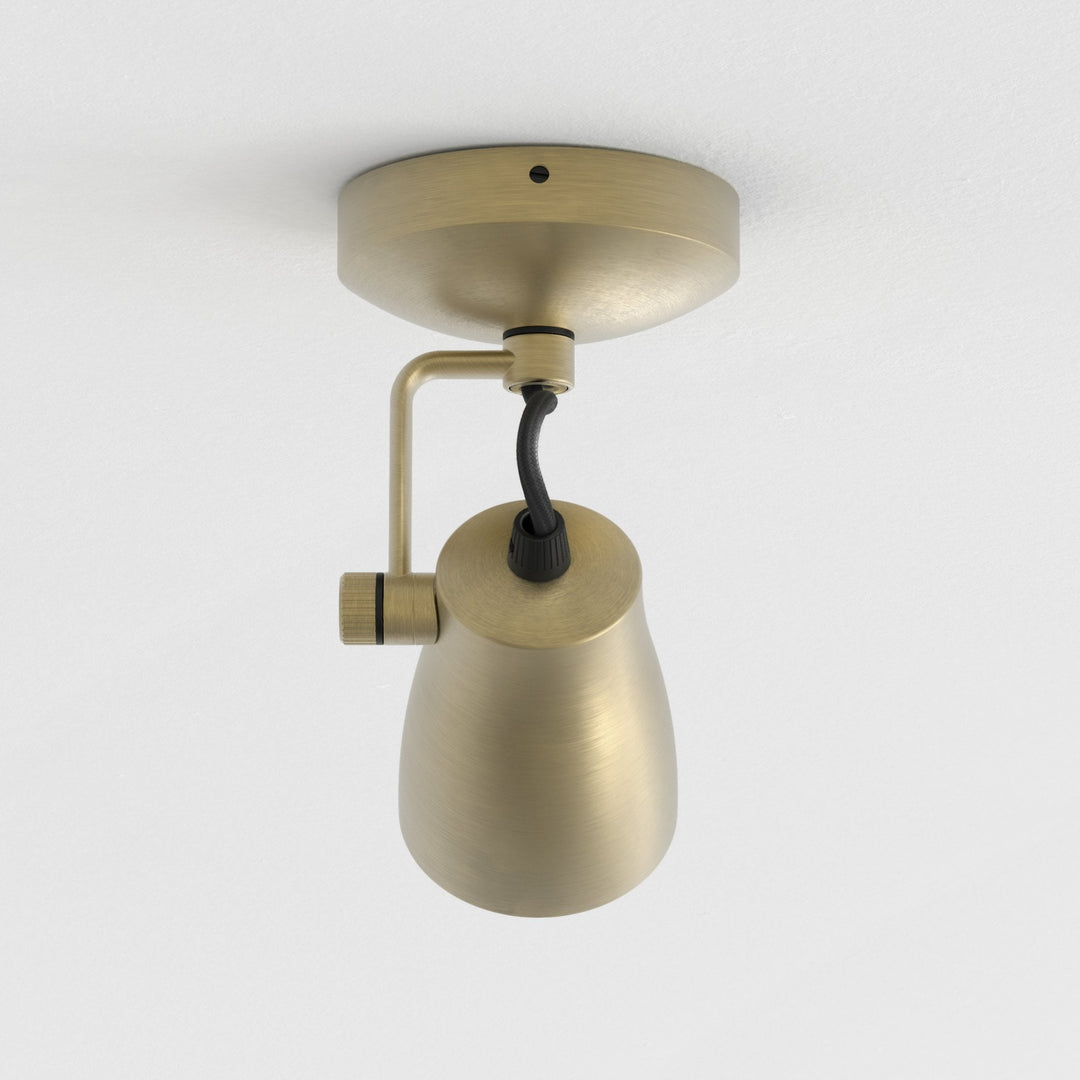 Astro 1487006 Juno 1 Light Spotlight Matt Brushed Brass