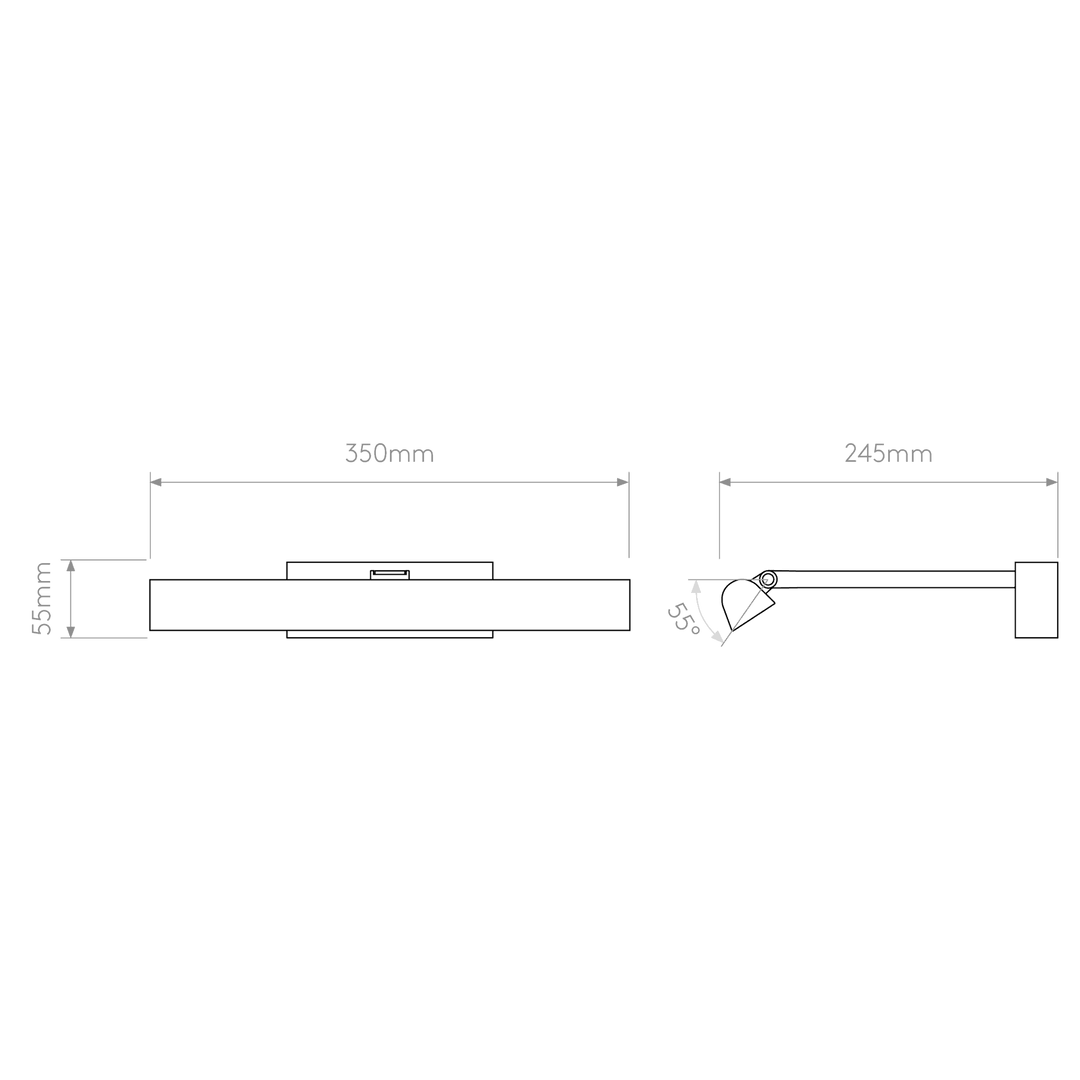 Astro 1371025 Renoir 350 LED Picture Light Bronze