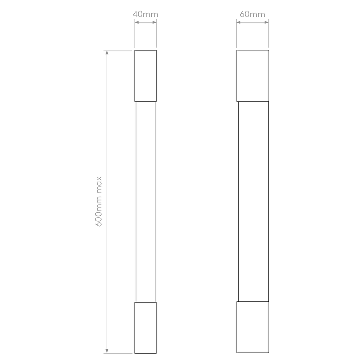 Astro 1084033 Palermo 600 LED Bathroom Wall Light Polished Chrome (S)