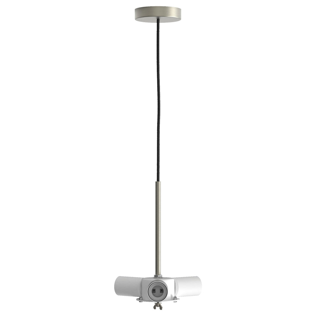 Astro 1421013 Cambria 3 Light Pendant Matt Nickel (S)