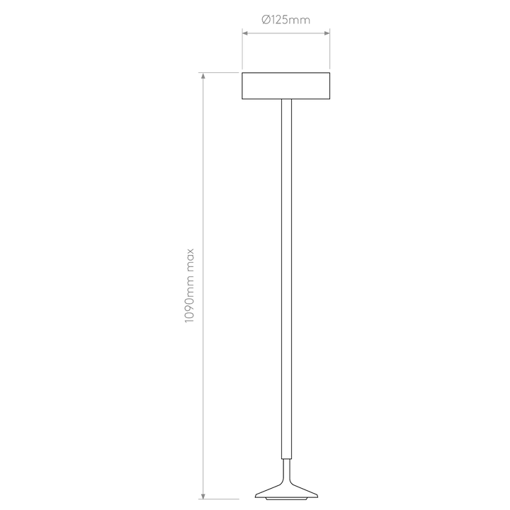 Astro 1464001 Nara Bathroom LED Pendant Light Polished Chrome (S)