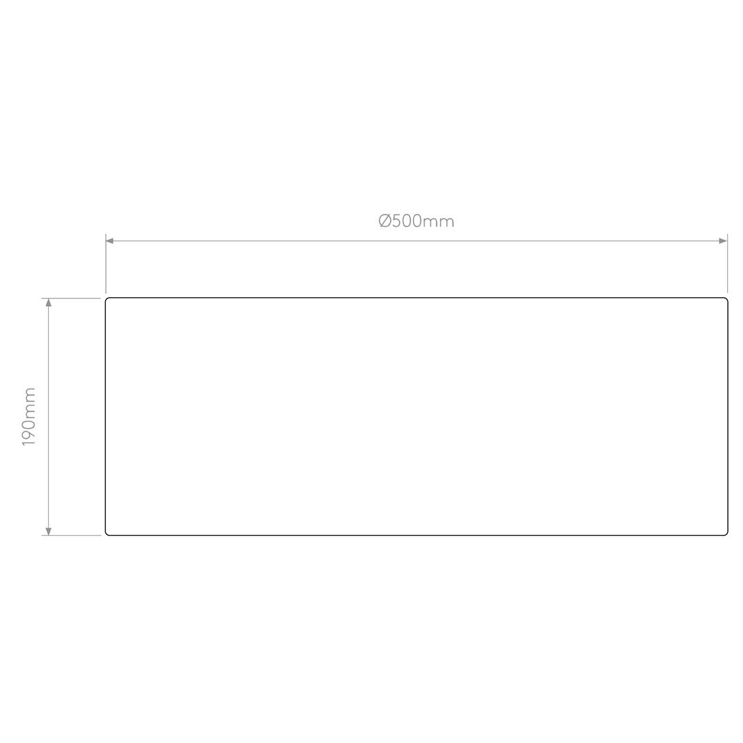 Astro 5038001 Cambria 500 Shade White (P)