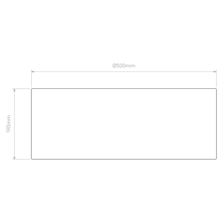 Astro 5038001 Cambria 500 Shade White (P)