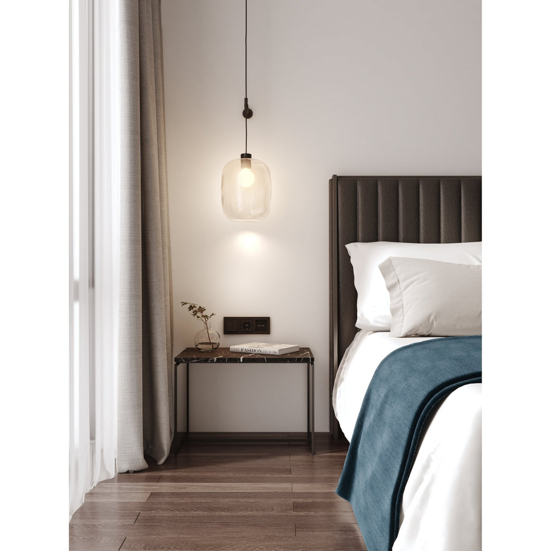 Astro 5041004 Curve Glass 285 Shade Clear