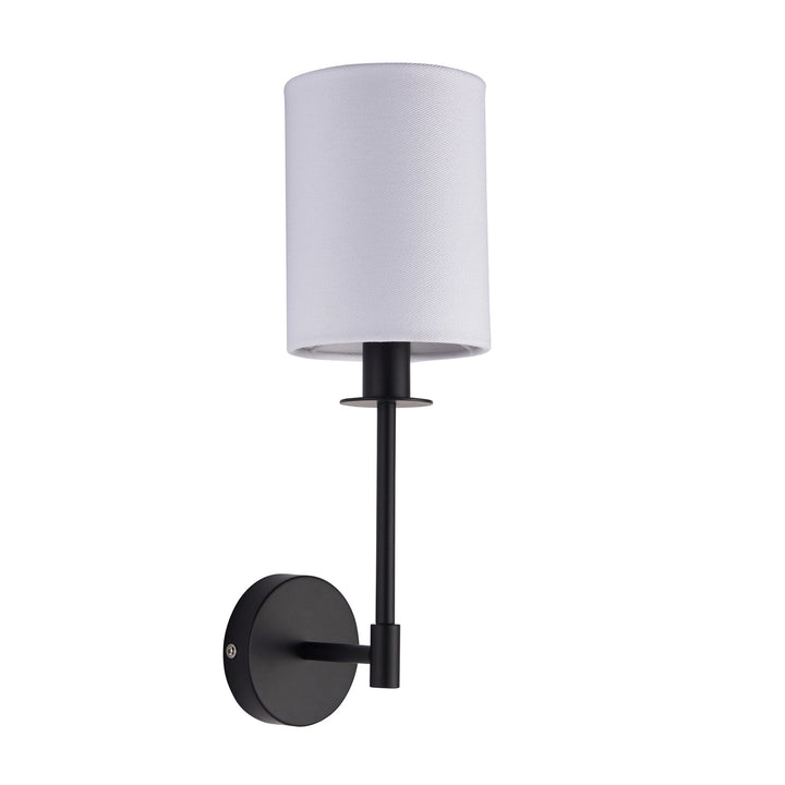 Endon 101660 Sancerre Wall Light Black &amp; White Shade (S)