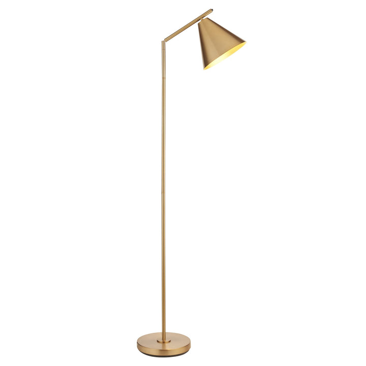 Endon 102369 Cape Task Floor Lamp Antique Brass