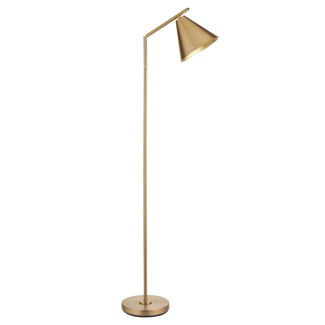 Endon 102369 Cape Task Floor Lamp Antique Brass