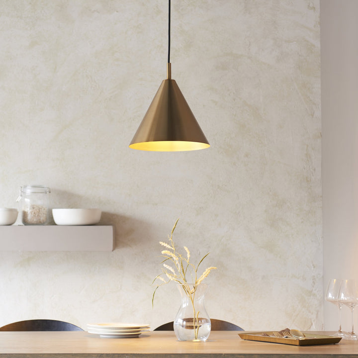 Endon 102891 Cape Pendant Antique Brass (S)
