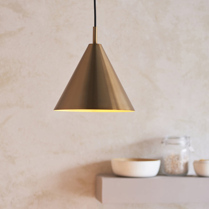 Endon 102891 Cape Pendant Antique Brass (S)