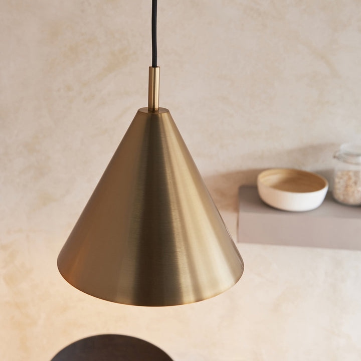 Endon 102891 Cape Pendant Antique Brass (S)