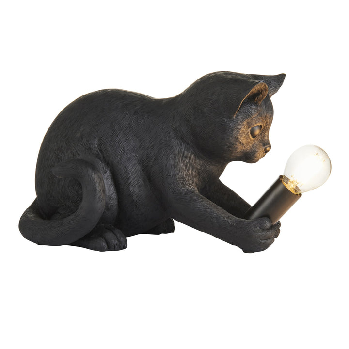 Endon 107390 Kitten Table Lamp Black