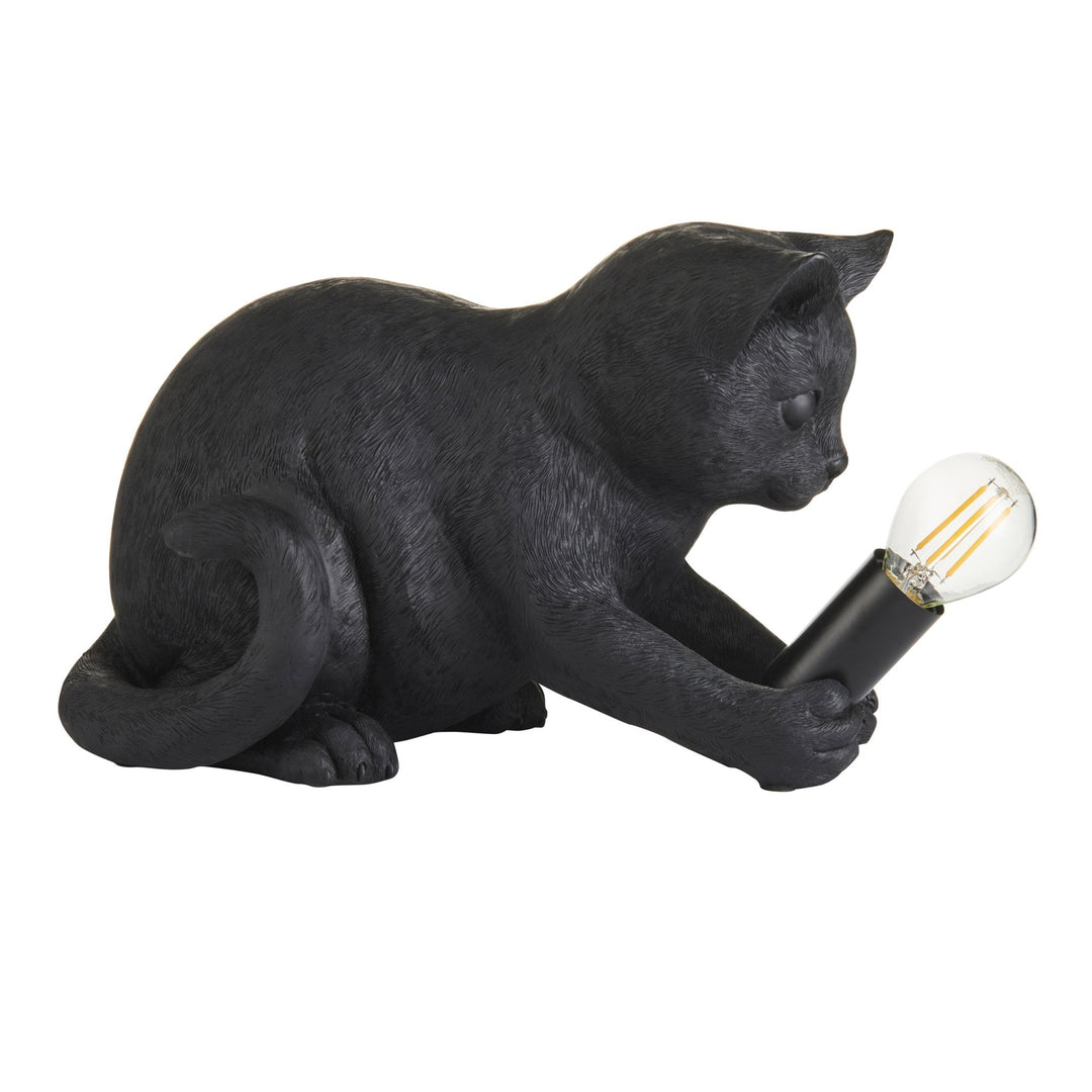 Endon 107390 Kitten Table Lamp Black