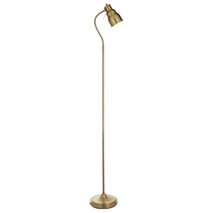 Endon 108126 Classic Flexi Reader Floor Lamp Aged Brass