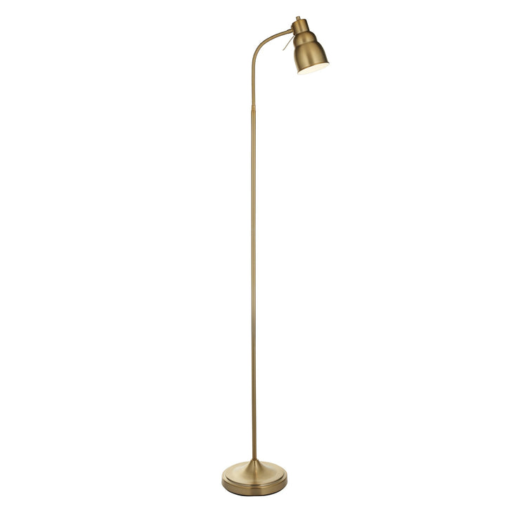 Endon 108126 Classic Flexi Reader Floor Lamp Aged Brass