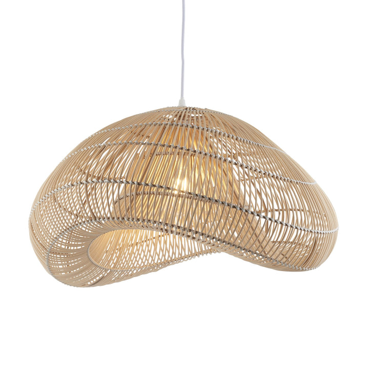 Endon 109203 Misra Pendant Shade Natural Rattan