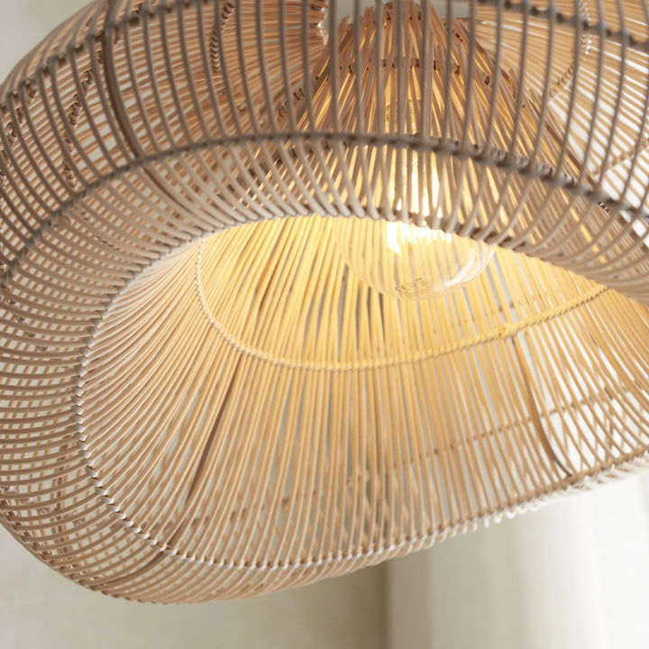 Endon 109203 Misra Pendant Shade Natural Rattan