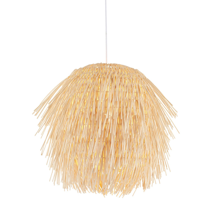 Endon 109204 Pushpa Pendant Shade Natural Rattan