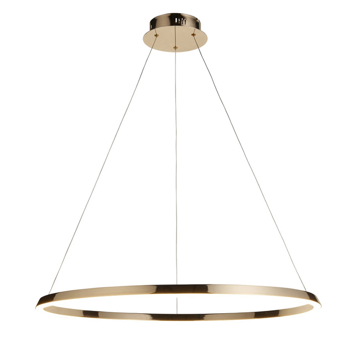 Endon 110958 Staten LED Pendant Gold & White