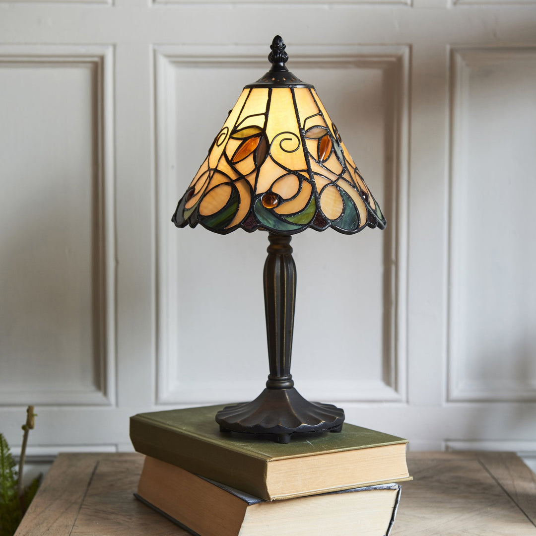 Interiors 1900 64196 Jamelia Tiffany Intermediate Table Lamp