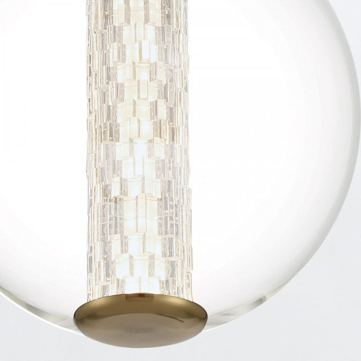 Eurofase QN-ATOMO-1P-BG Atomo 1 Light LED Adjustable Pendant Brushed Gold