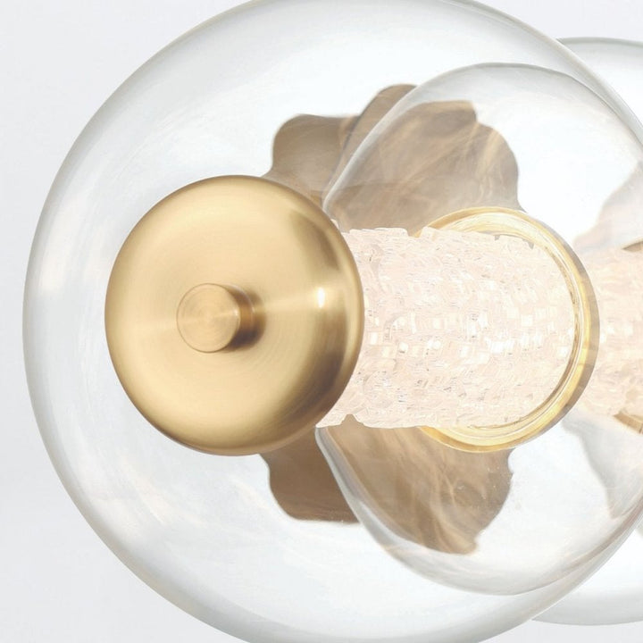 Eurofase QN-ATOMO-4W-BG Atomo 4 Light LED Bathroom Wall Light Brushed Gold