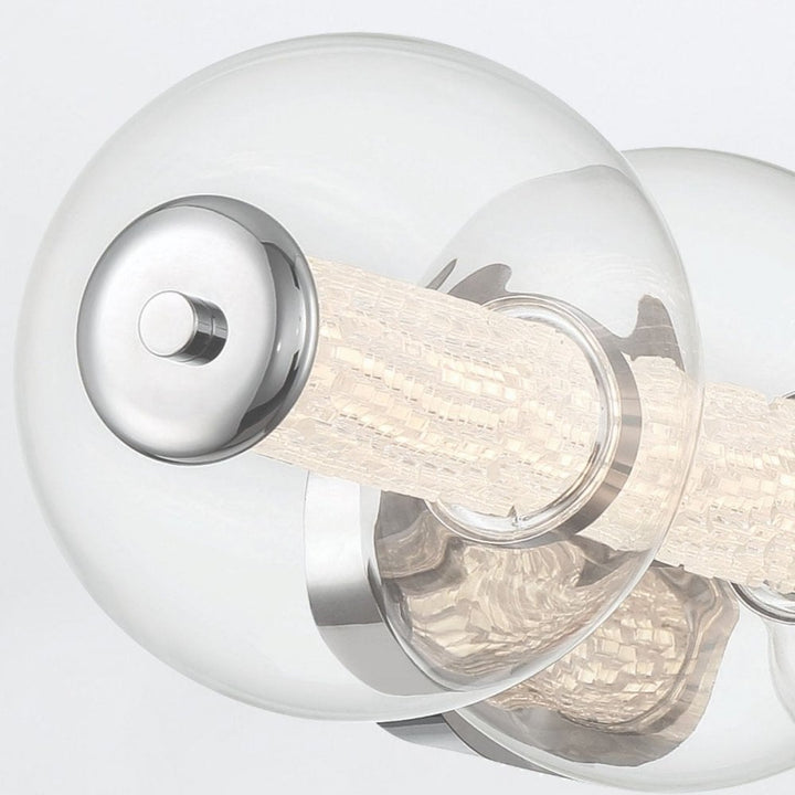 Eurofase QN-ATOMO-4W-PC Atomo 4 Light LED Bathroom Wall Light Polished Chrome