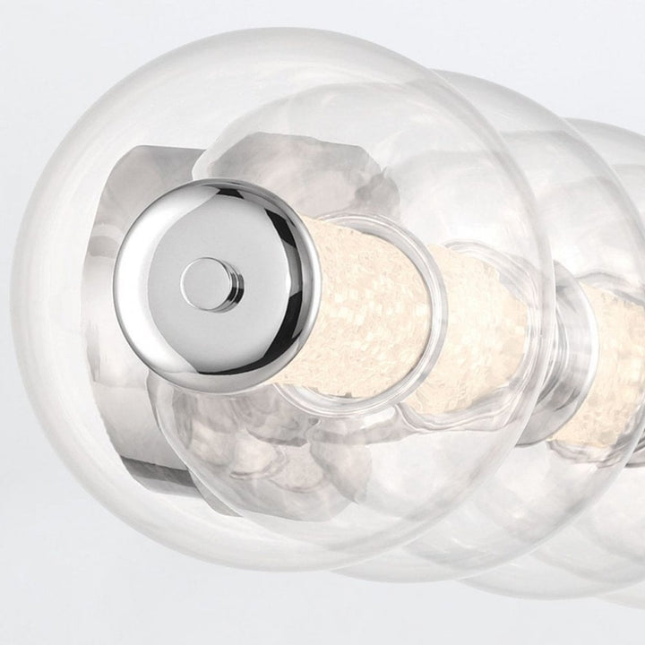 Eurofase QN-ATOMO-5W-PC Atomo 5 Light LED Bathroom Wall Light Polished Chrome