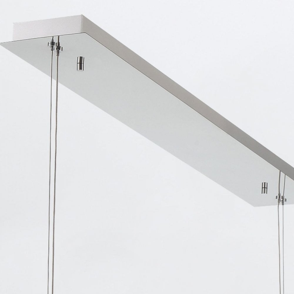 Eurofase QN-ATOMO-LP7-PC Atomo 7 Light LED Linear Pendant Polished Chrome