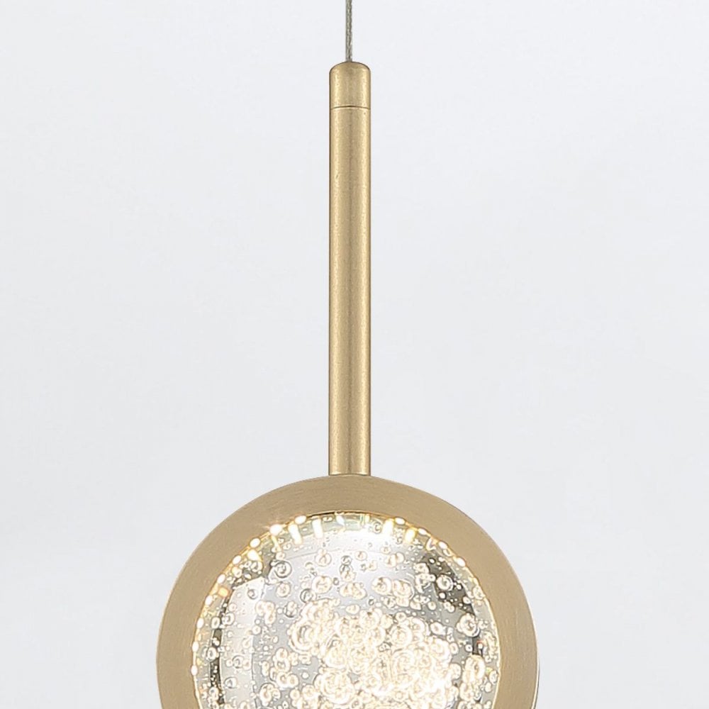 Eurofase QN-BARLETTA-1P-BG Barletta 1 Light LED Pendant Brushed Gold
