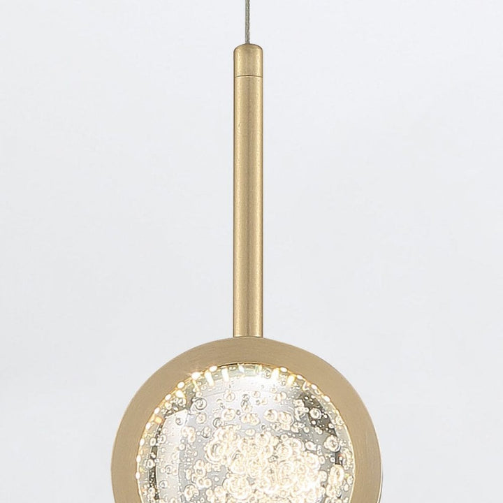 Eurofase QN-BARLETTA-1P-BG Barletta 1 Light LED Pendant Brushed Gold