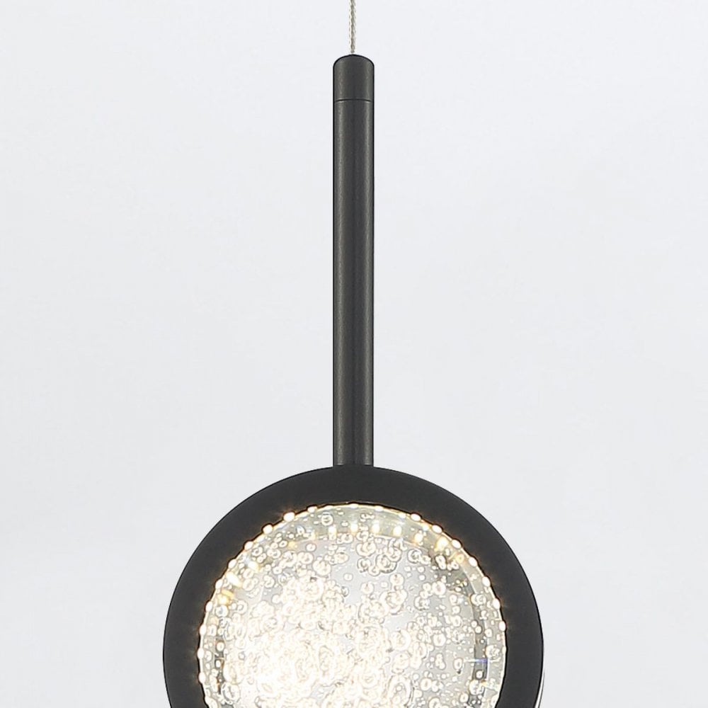 Eurofase QN-BARLETTA-1P-BK Barletta 1 Light LED Pendant Matte Black