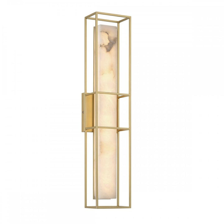 Eurofase QN-BLAKLEY-L-BG Blakley 1 Light LED Bathroom Wall Light Large Brushed Gold