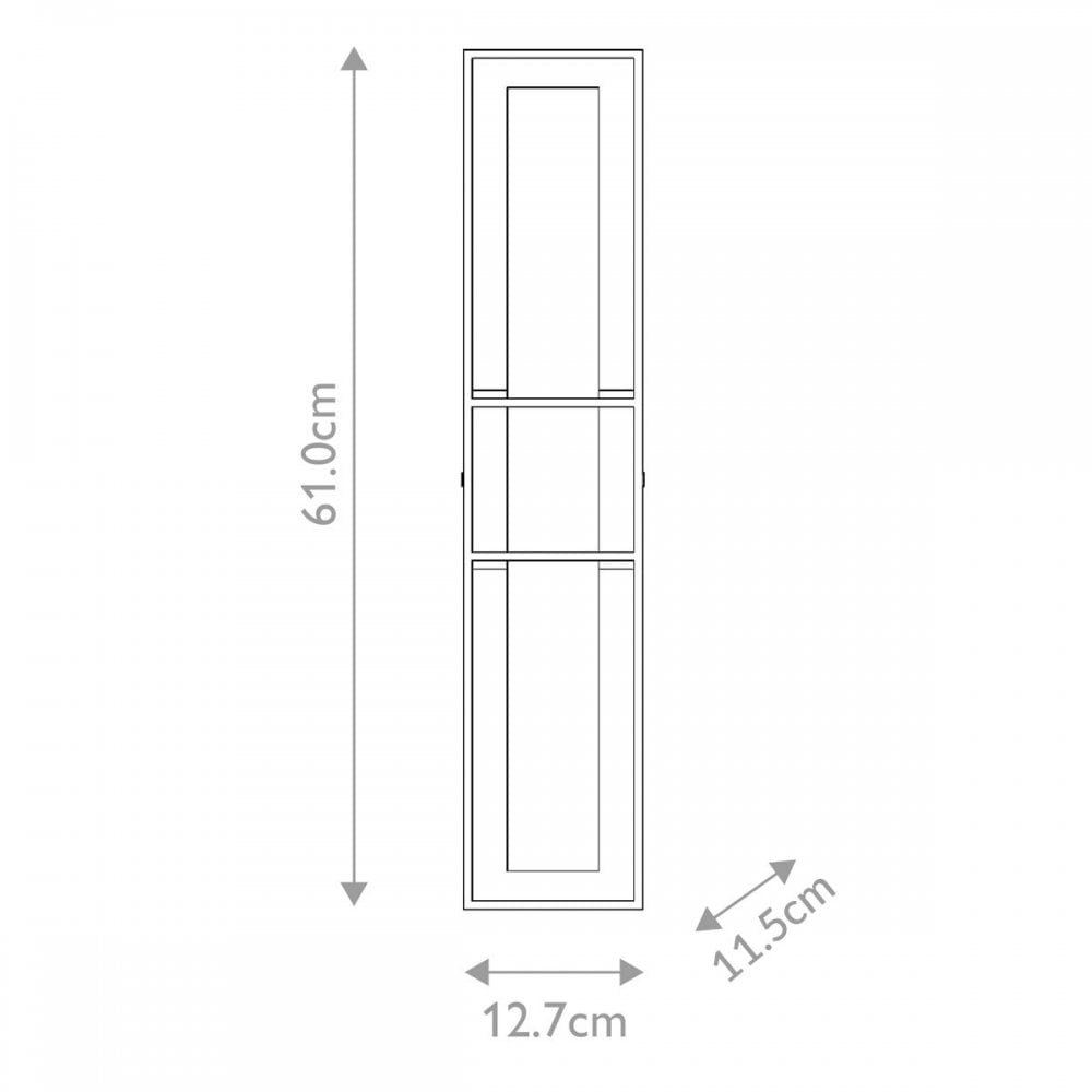 Eurofase QN-BLAKLEY-L-BG Blakley 1 Light LED Bathroom Wall Light Large Brushed Gold