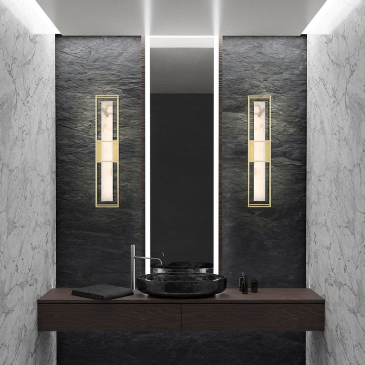 Eurofase QN-BLAKLEY-L-BG Blakley 1 Light LED Bathroom Wall Light Large Brushed Gold