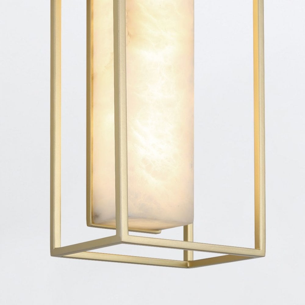 Eurofase QN-BLAKLEY-L-BG Blakley 1 Light LED Bathroom Wall Light Large Brushed Gold