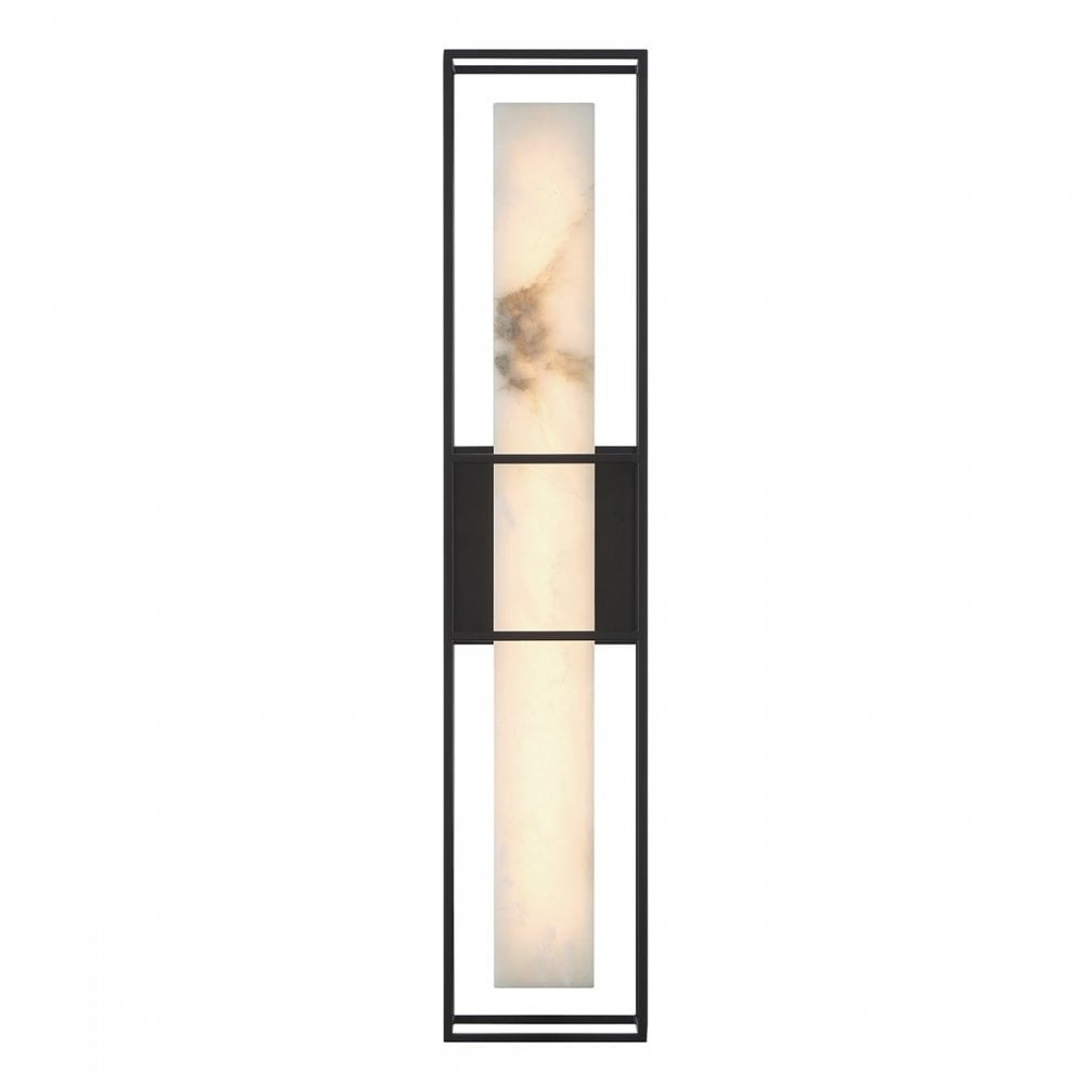 Eurofase QN-BLAKLEY-L-BK Blakley 1 Light LED Bathroom Wall Light Large Matte Black