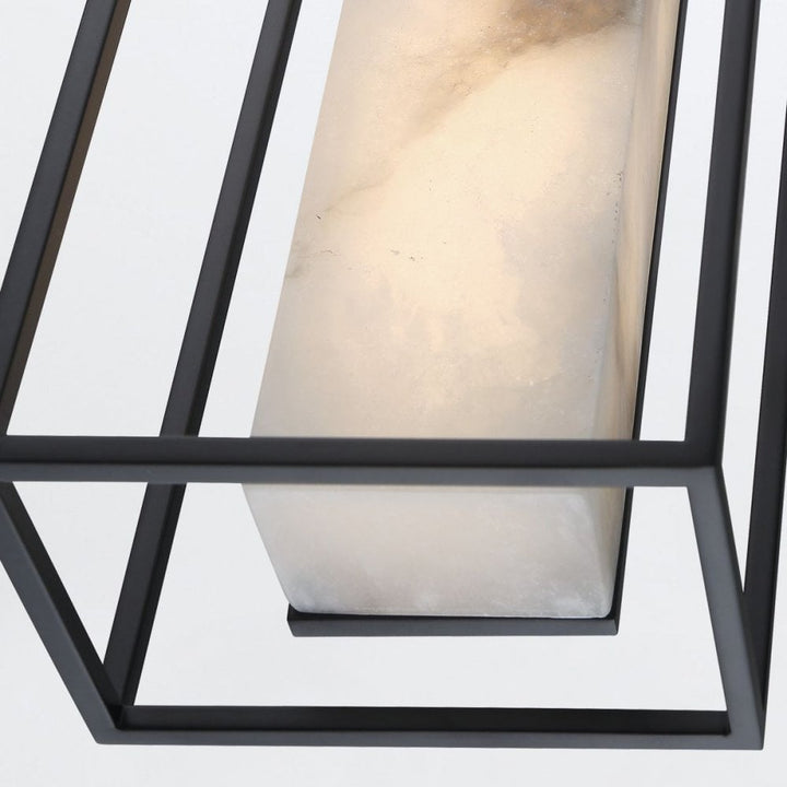 Eurofase QN-BLAKLEY-L-BK Blakley 1 Light LED Bathroom Wall Light Large Matte Black