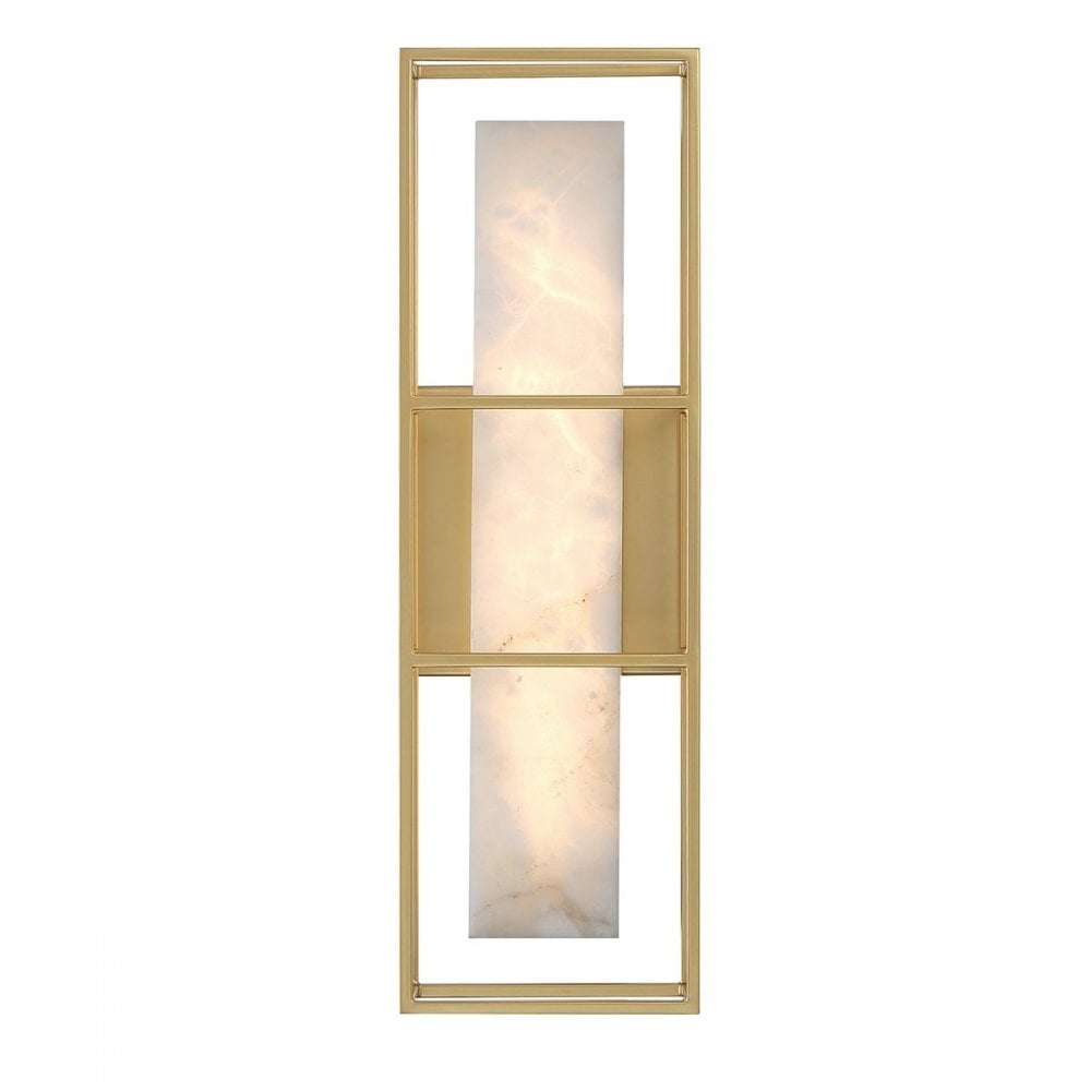 Eurofase QN-BLAKLEY-M-BG Blakley 1 Light LED Bathroom Wall Light Medium Brushed Gold