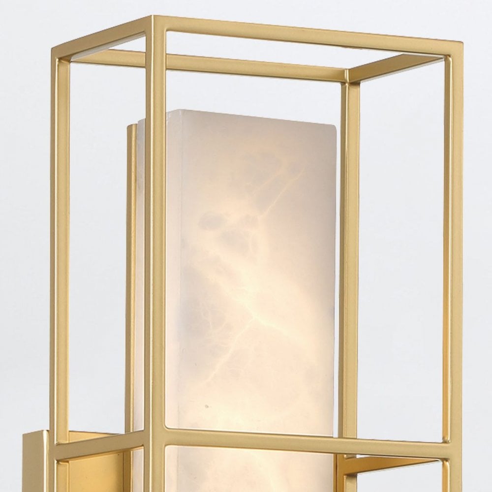 Eurofase QN-BLAKLEY-M-BG Blakley 1 Light LED Bathroom Wall Light Medium Brushed Gold