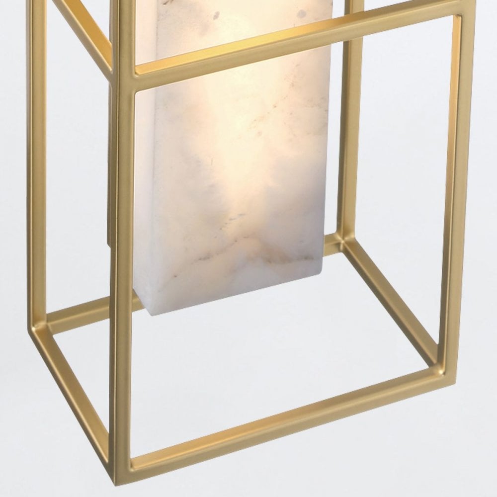 Eurofase QN-BLAKLEY-M-BG Blakley 1 Light LED Bathroom Wall Light Medium Brushed Gold