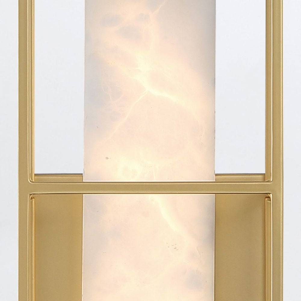 Eurofase QN-BLAKLEY-M-BG Blakley 1 Light LED Bathroom Wall Light Medium Brushed Gold