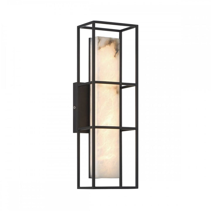 Eurofase QN-BLAKLEY-M-BK Blakley 1 Light LED Bathroom Wall Light Medium Matte Black