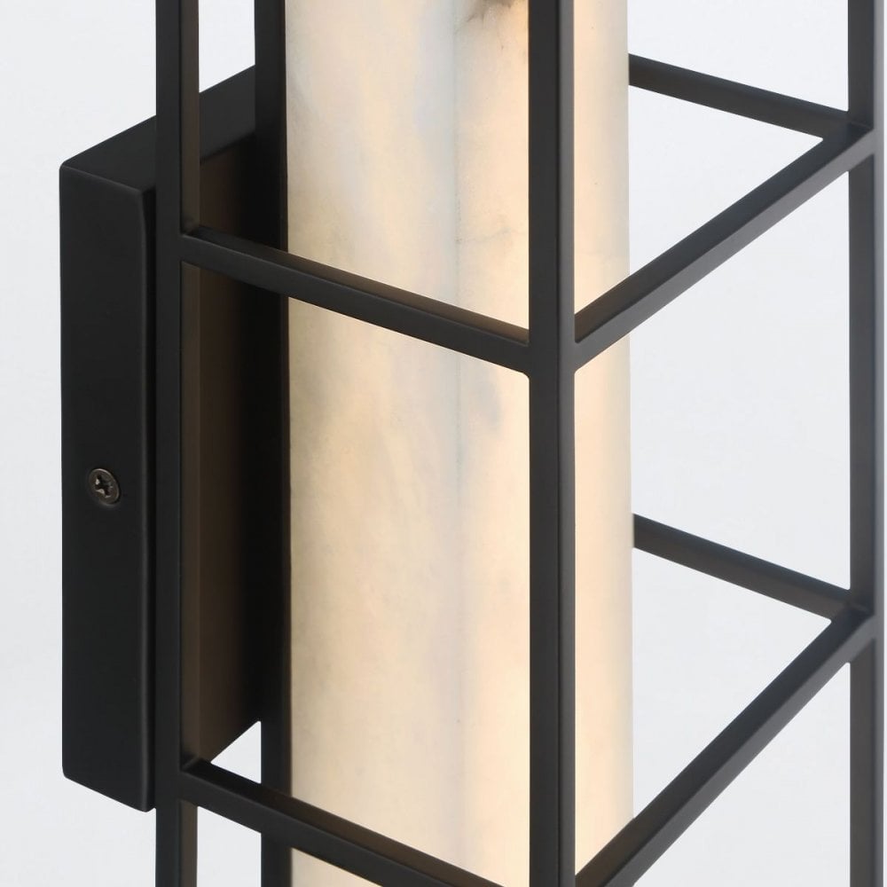 Eurofase QN-BLAKLEY-M-BK Blakley 1 Light LED Bathroom Wall Light Medium Matte Black