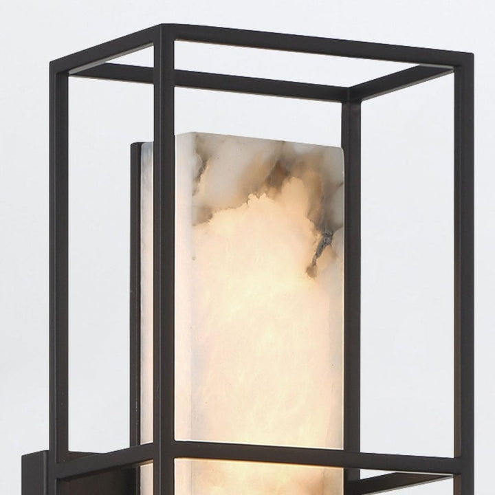 Eurofase QN-BLAKLEY-M-BK Blakley 1 Light LED Bathroom Wall Light Medium Matte Black