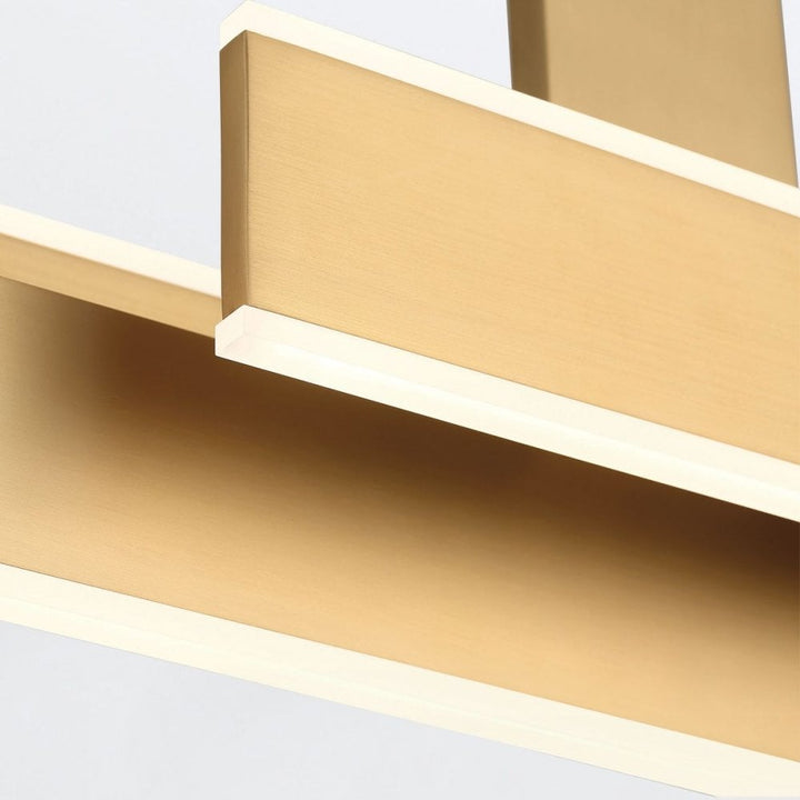Eurofase QN-CAMENO-LP-BG Cameno LED Linear Pendant Brushed Gold