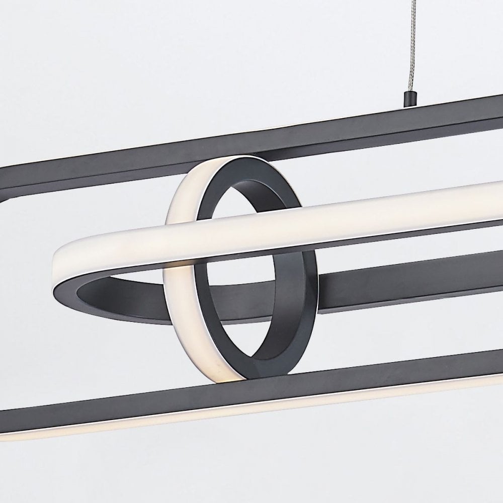 Eurofase QN-DEMARK-LP-BK Demark LED Linear Pendant Matte Black