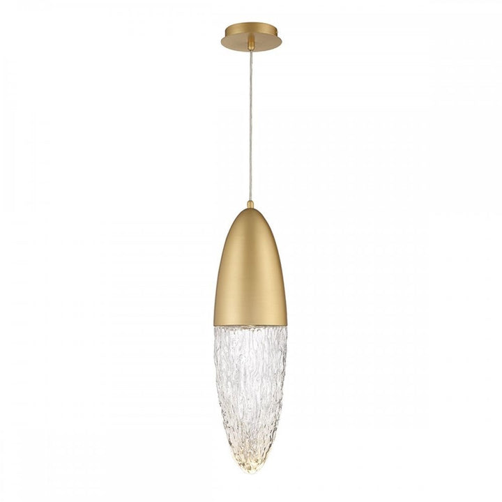 Eurofase QN-ECROU-1P-BG Ecrou Pendant Brushed Gold